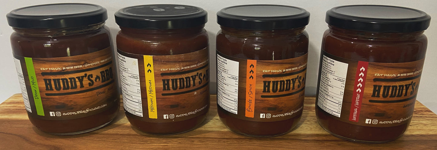 Huddy's BBQ Sauce collection